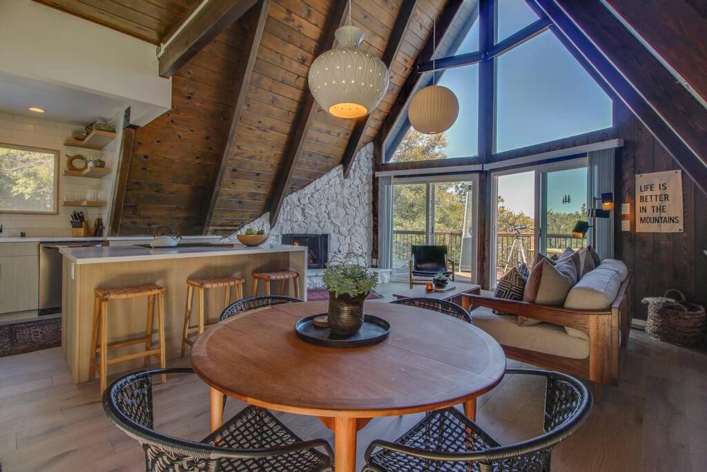 Villa Roots Mountain House Modern A-Frame Lake Arrowhead Exterior foto